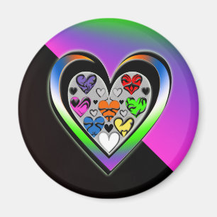Aimant Couleurs d'amour
