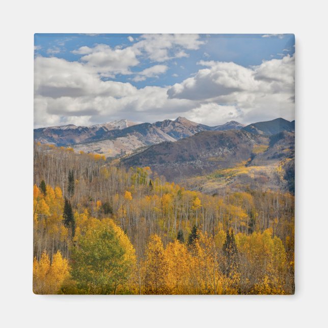 Aimant Couleurs d'automne du col Keebler d'Aspens et de C (Devant)