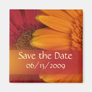 Aimant Couleurs d'automne - Enregistrer la date