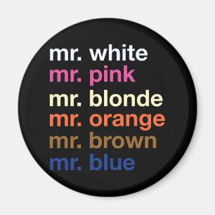 Aimant Couleurs de bandit