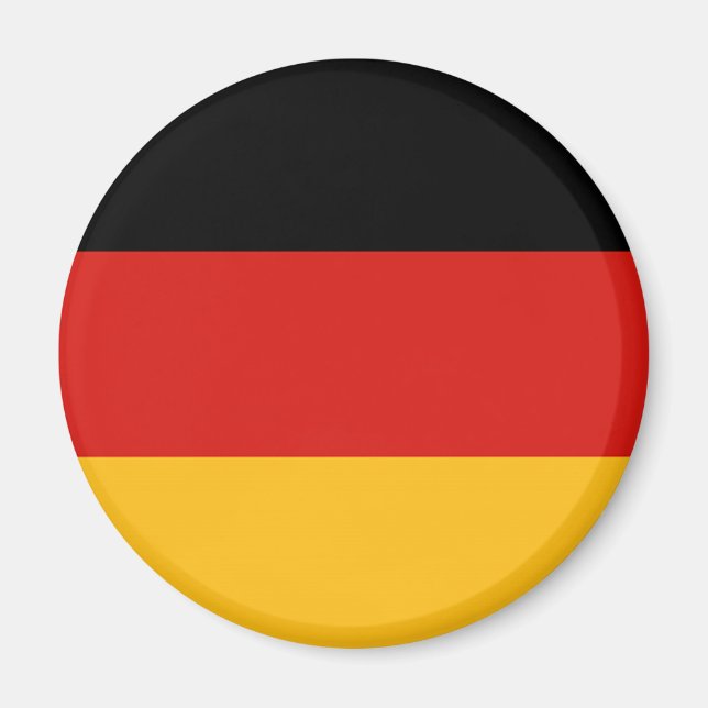 AIMANT COULEURS DE DRAPEAU ALLEMANDE (Devant)