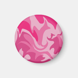 Aimant Couleurs en spirale ton rose