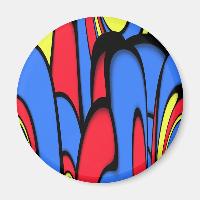 Aimant Couleurs Festives (Devant)