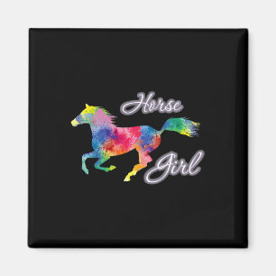 Aimant Country Horse Girl Riding Horses Horseck Rider Equ