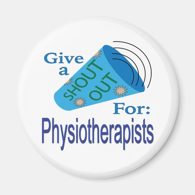 Aimant Coup de chapeau aux physiothérapeutes (Devant)