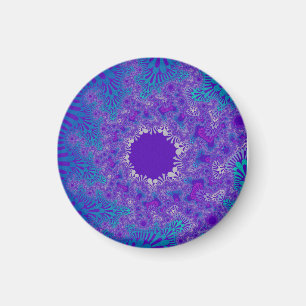 Aimant Coup de soleil de la pureté bleue