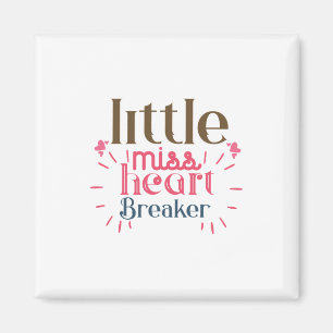 Aimant Couple Cadeau Little Miss Coeur