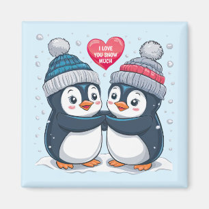 Aimant Couple de pingouin