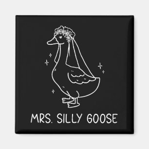 Aimant Couple marié correspondant à Mme Goose jeune marié