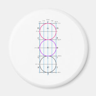 Aimant Cour de 20x60m **Cercles**
