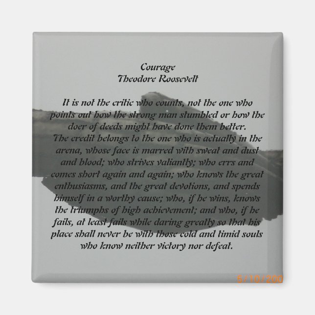 Aimant Courage (Devant)