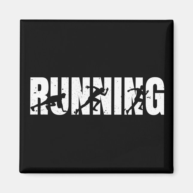 Aimant Coureur| Coureur| Marathon (Devant)