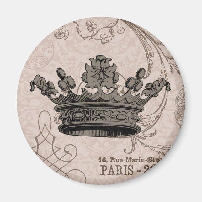 Aimant Couronne vintage...magnet (Devant)