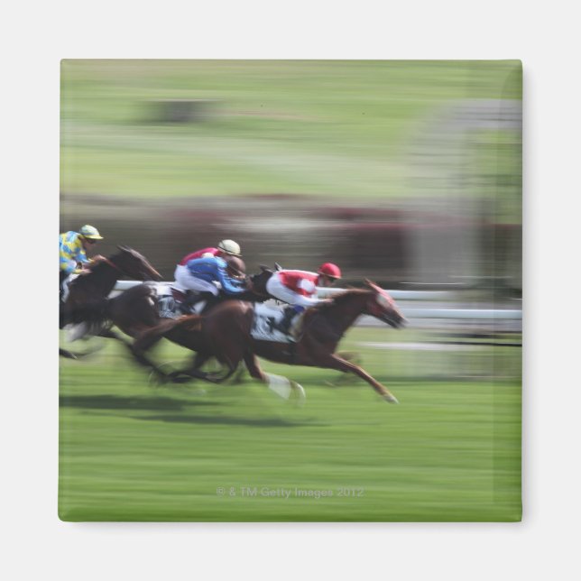 Aimant course à cheval (Devant)