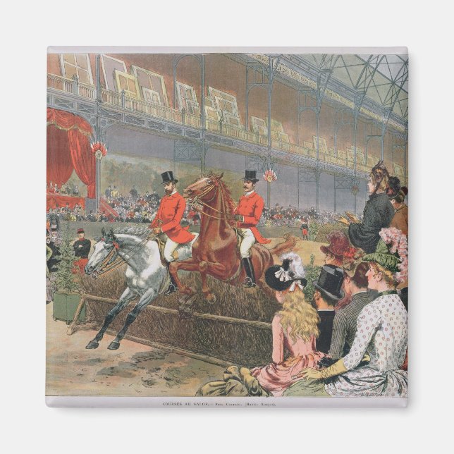 Aimant Course à cheval, 1886 (Devant)