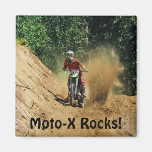 Aimant Course du champion de Motocross Dirt-Bike