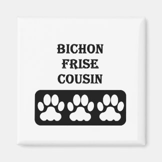 Aimant Cousin du Bichon Frise