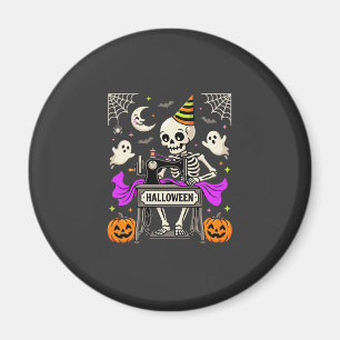 Aimant Couture de squelette d'Halloween Fantôme Citrouill