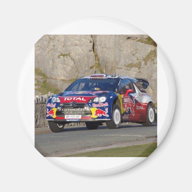 Aimant Couverture de la voiture de rallye WRC (Devant)
