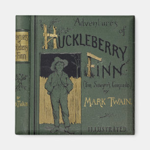 Aimant Couverture des "aventures de Huckleberry Finn" par