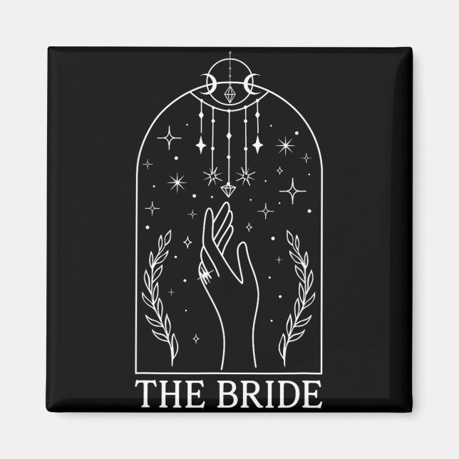 Aimant Coven de mariée gothique sorcière Tarot Mariage (Devant)