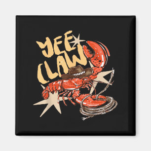 Aimant Cowboy d'écrevisses Yee Griffe Écrevisses Homard W