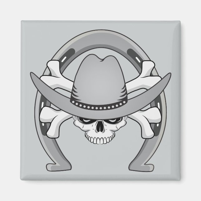 Aimant Cowboy Horseshoe (Devant)