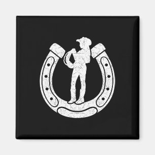 Aimant Cowgirl Silhouette Horsescute Ss Cute Ss Horback