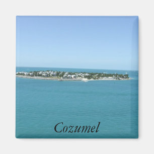 Aimant Cozumel Island Blue Water Tropical