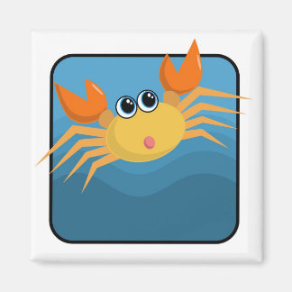Aimant Crabe caricaturale