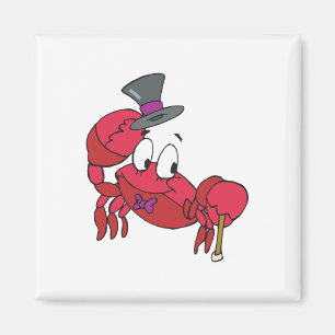 Aimant crabe drôle qui danse