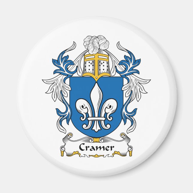 Aimant Cramer Family Crest (Devant)