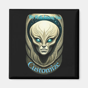 Aimant Crâne Alien Tête Thunder_Cove