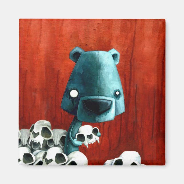 Aimant Crâne d'ours (Devant)