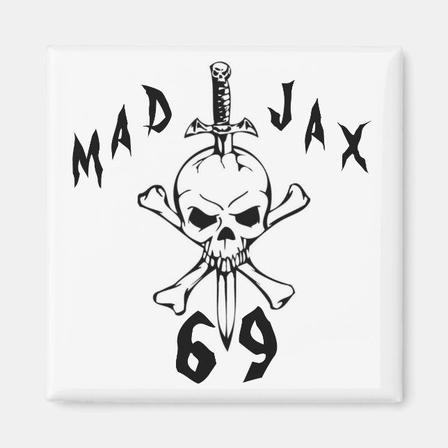 Aimant Crâne Mad Jax 69 (Devant)