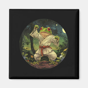 Aimant Crapaud de Jiu-Jitsu Kickboxing Forêt Taekwondo Gr
