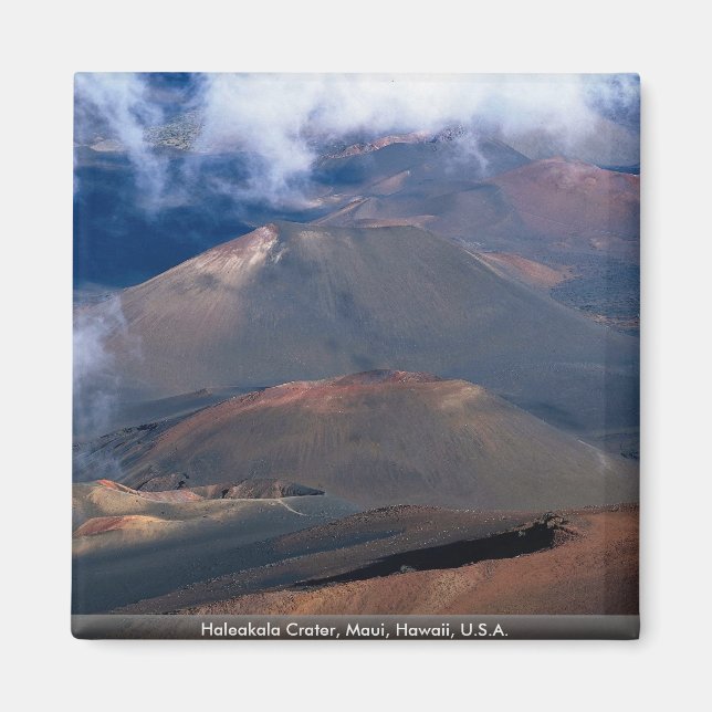 Aimant Cratère de Haleakala, Maui, Hawaii, États-Unis (Devant)