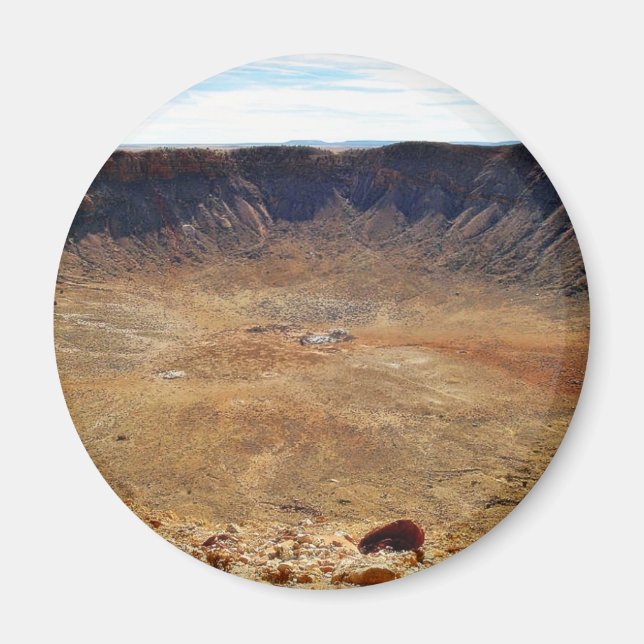 Aimant Cratère météorite de Barringer (Devant)