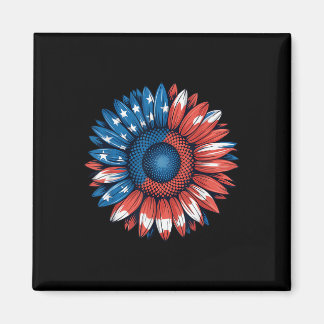 Aimant Cravate américaine Drapeau Bow 4 juillet Filles Pa