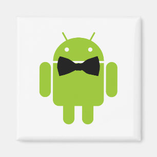 Aimant Cravate Formelle Bow Android Robot Icon