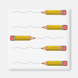 Aimant Crayon blanc