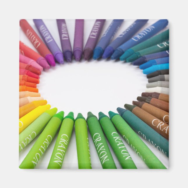 Aimant Crayons colorés de craie (Devant)