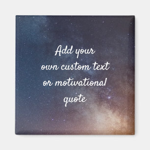 Aimant Create Your Own Custom Quote - Night Sky