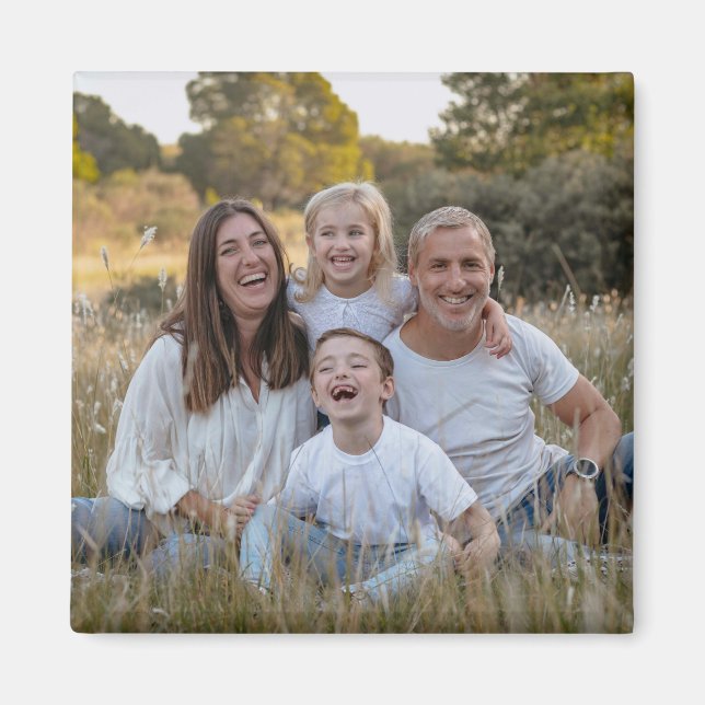 Aimant Create Your Own Photo Custom Picture DIY (Devant)