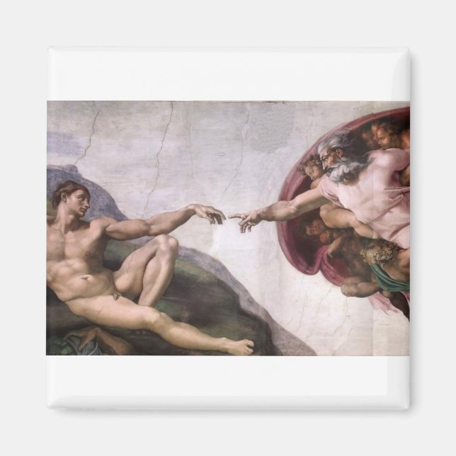 Aimant Création d'Adam (Devant)