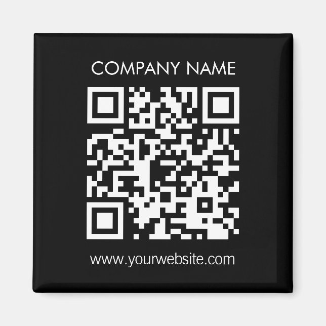 Aimant Créer un code QR instantanément Design simple mode (Devant)