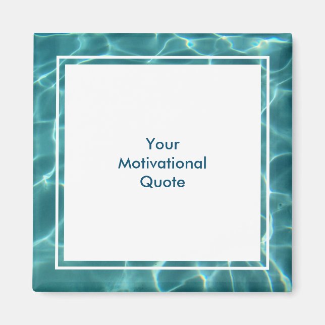 Aimant Créer Un Devis Motivationnel Photo (Devant)