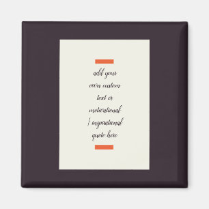 Aimant Créez Votre Propre Citation Motivationnelle / Ins