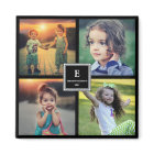 Créez votre propre collage photo de famille monogr