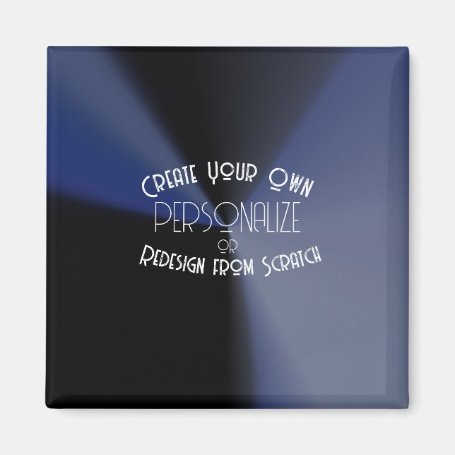 Aimant Créez votre propre personnalisation (Devant)